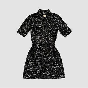 Morgan de Toi Floral Print Collared Dress